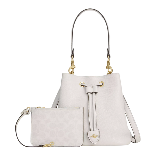 Bolsa Coach Rowan Bucket Bag Chalk