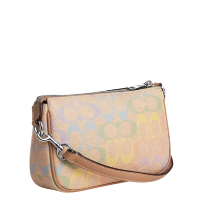 Bolsa Coach Nolita 19 In Rainbow Signature Canvas Sand Multi