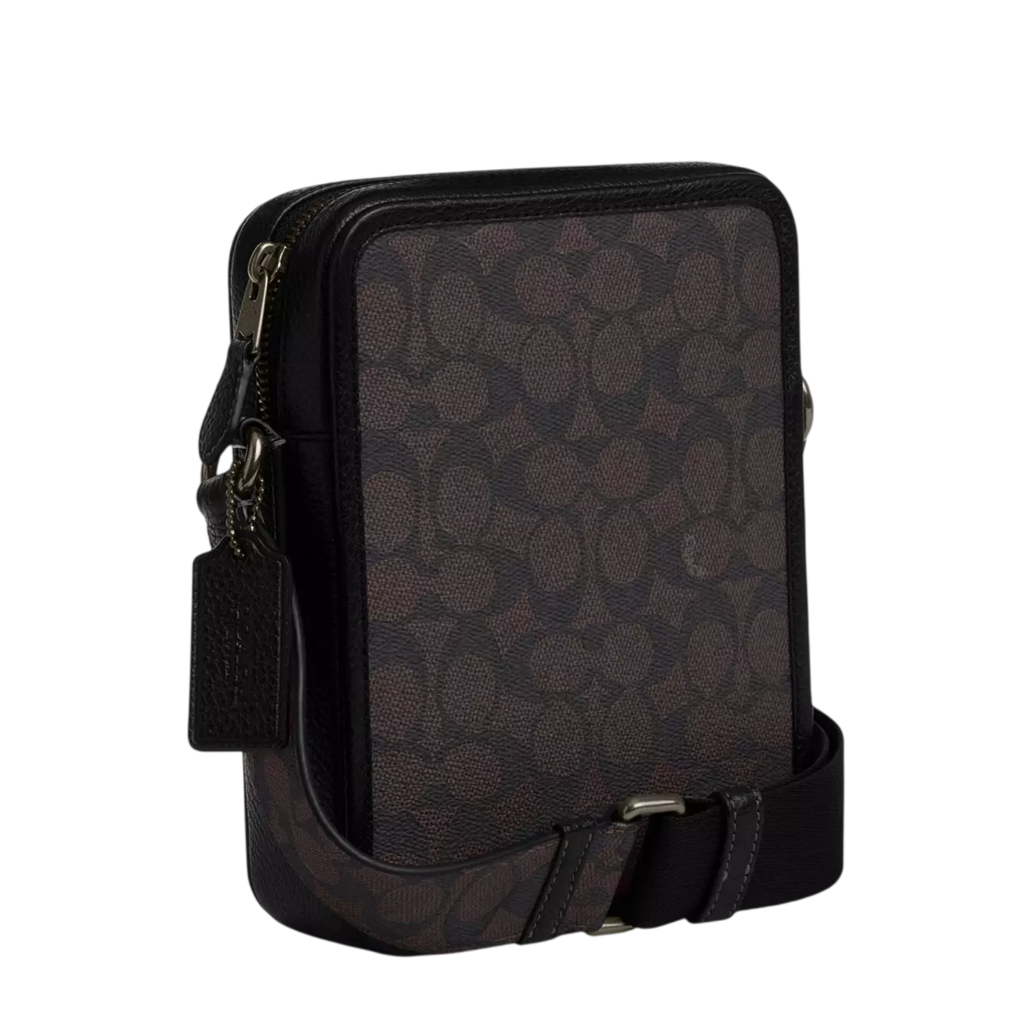 Bandolera Coach Sullivan Crossbody In Signature Canvas Walnut Black