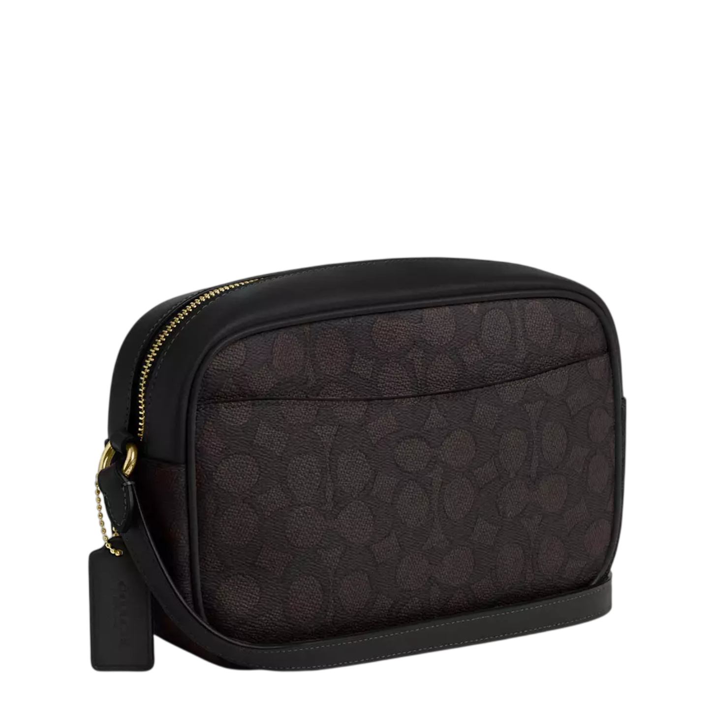 Bolsa Coach Jamie Camera Bag Signature Canvas Walnut Black
