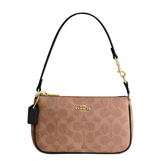 Bolsa Coach Nolita 19 In Signature Canvas Tan Black