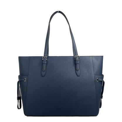 Bolsa Michael Kors Gilly Large Saffiano Leather Tote Bag Bleu Marine