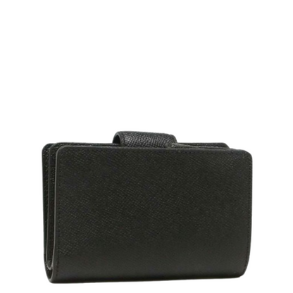 Cartera Coach Medium Corner Zip Wallet Black