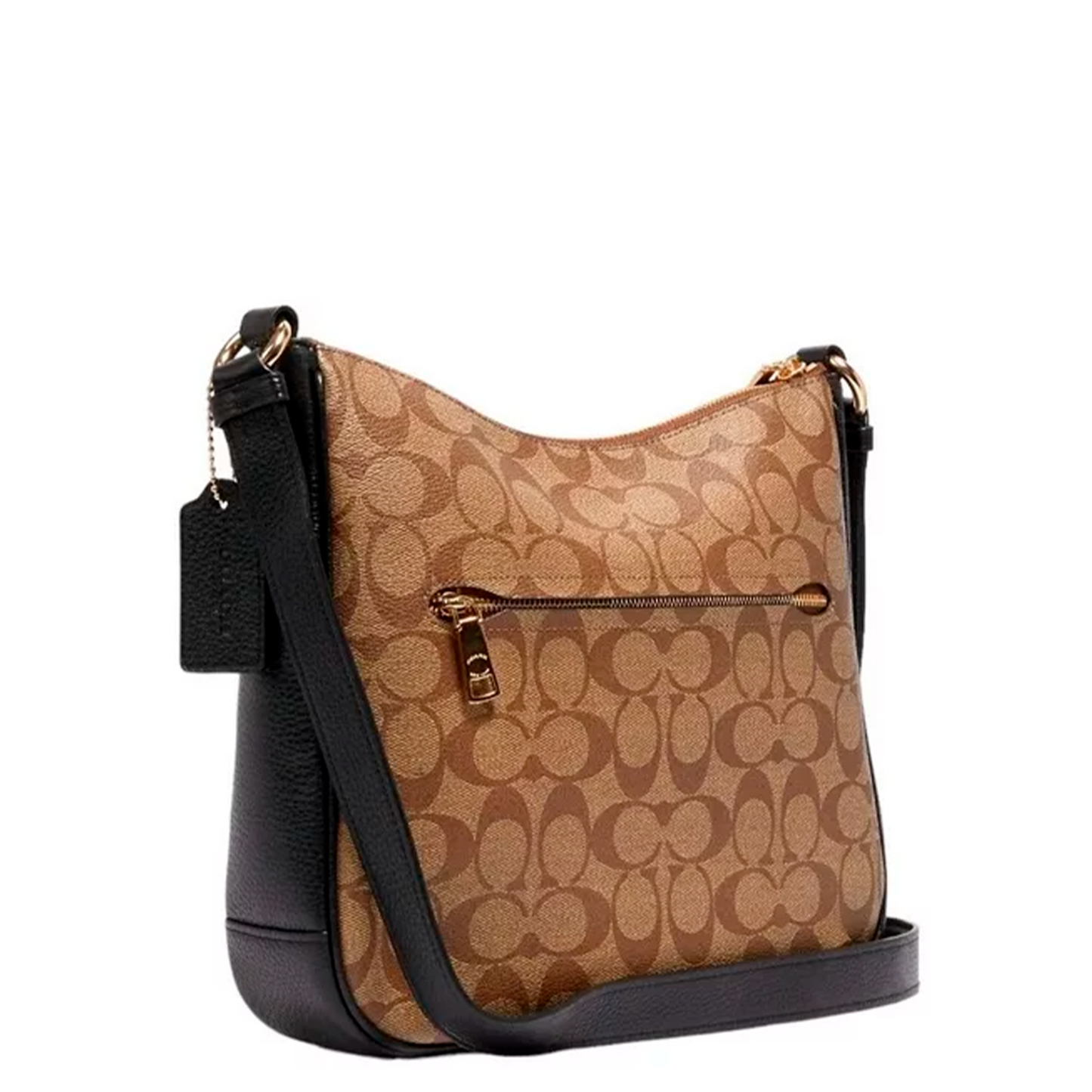 Bolsa Coach Ellie File Bag In Signature Canvas Brown