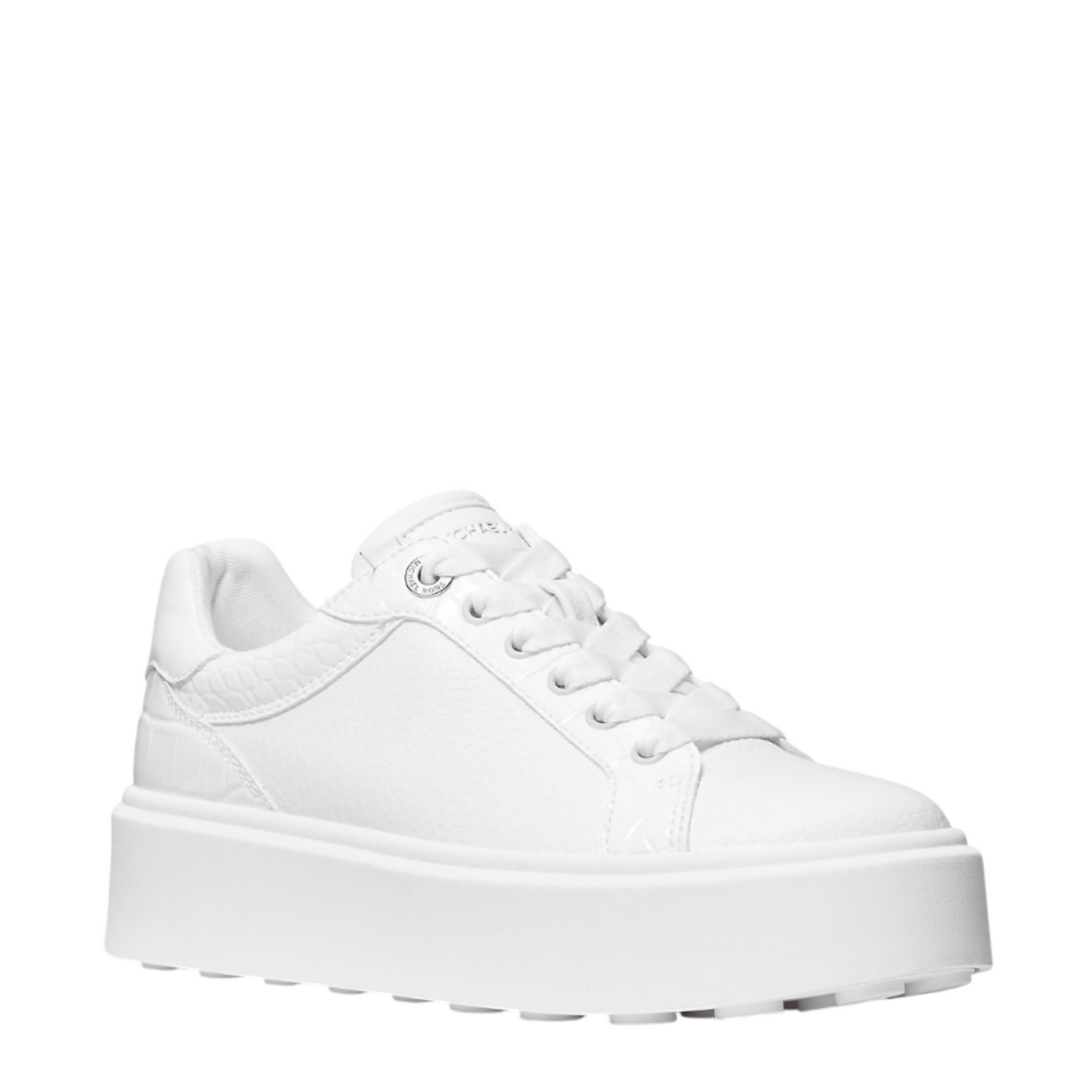 Tenis Michael Kors Romey Platform Sneakers Optic White