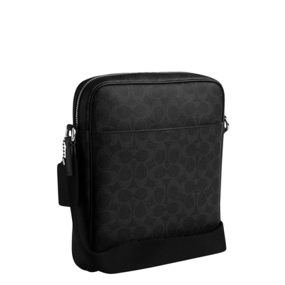 Bandolera Tristan Crossbody Bag 22 In Signature Canvas Black