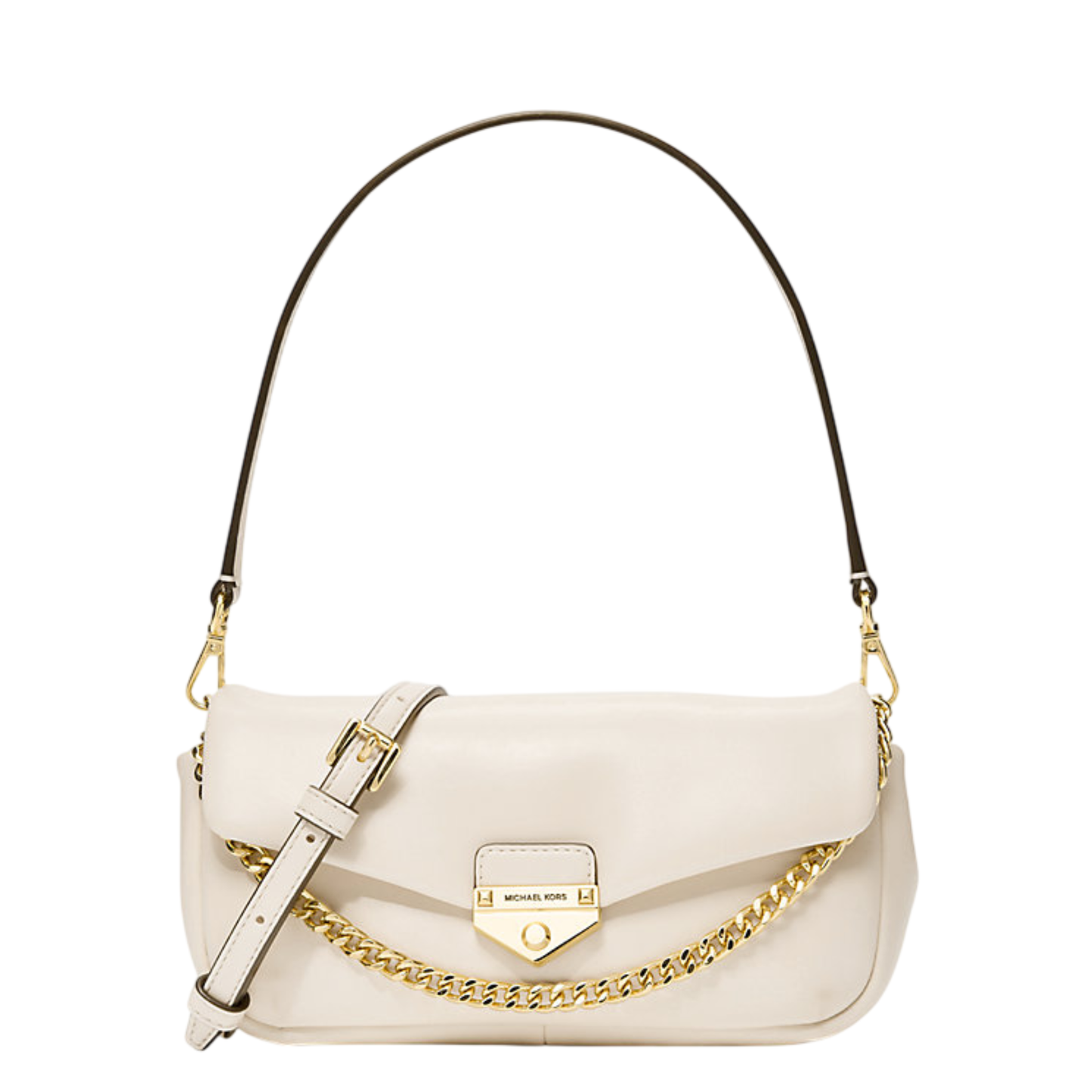 Bolsa Michael Kors Soho Small Convertible Shoulder Bag Light Cream
