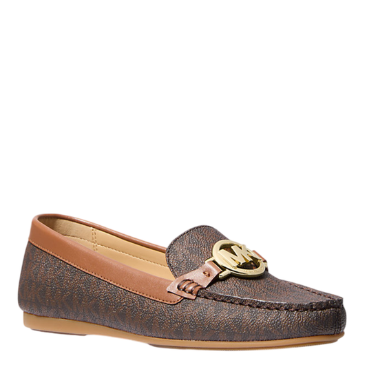 Zapatos Michael Kors Fulton Signature Logo Moccasin Brown