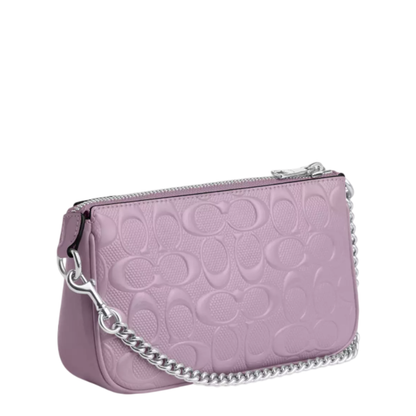 Bolsa Coach Nolita 19 In Signature Leather With Heart Charm Light Violet