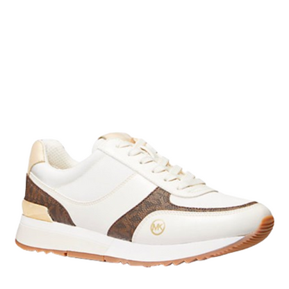 Tenis Michael Kors Andi Canvas and Signature Logo Trainer Brown