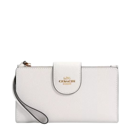 Cartera Coach Tech Phone Wallet White