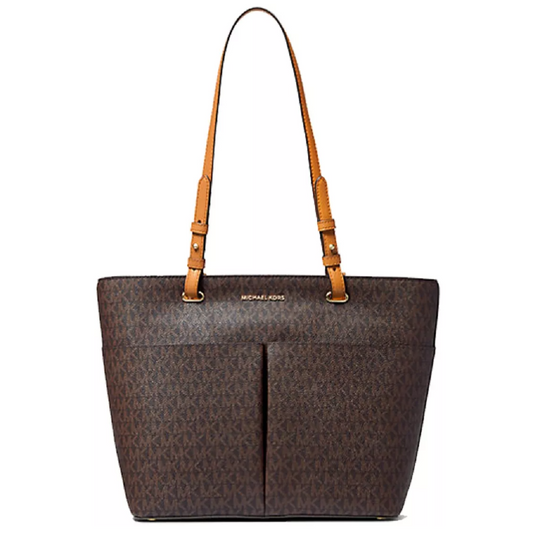 Bolsa Michael Kors Bedford Medium Logo Tote Bag Brown