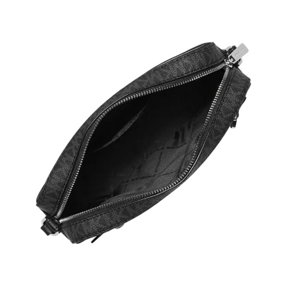 Bolsa Michael Kors Jet Set Large Logo Crossbody Bag Black