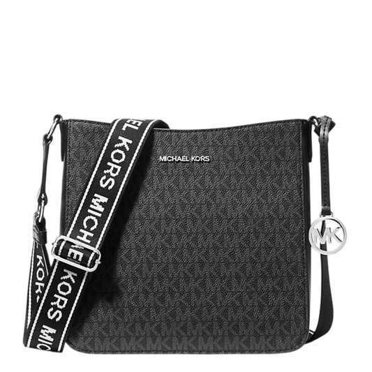 Bolsa Michael Kors Jet Set Small Signature Logo Crossbody Bag Black