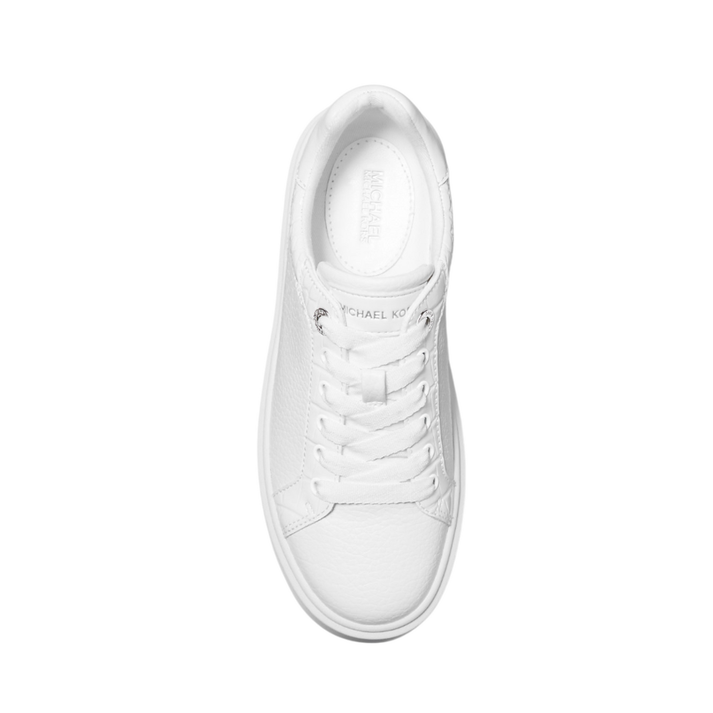 Tenis Michael Kors Romey Platform Sneakers Optic White