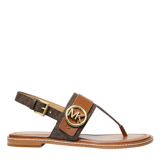 Sandalia Michael Kors Carmen Logo Brown
