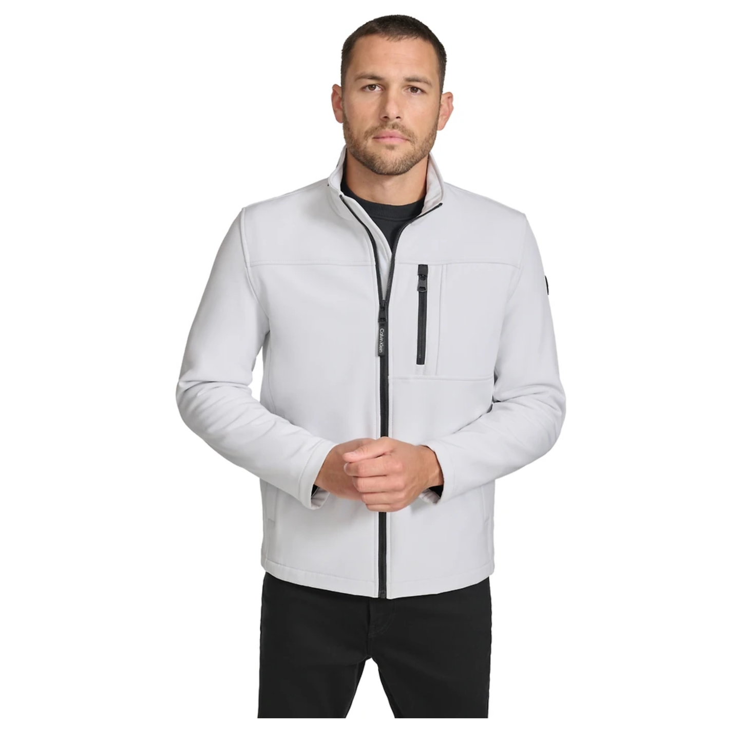 Chaqueta Calvin Klein Men's Infinite Stretch Soft Shell Jacket White