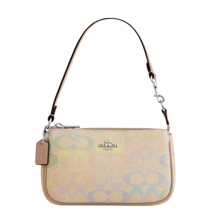 Bolsa Coach Nolita 19 In Rainbow Signature Canvas Sand Multi