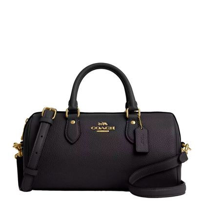 Bolsa Coach Rowan Long Satchel Bag Black
