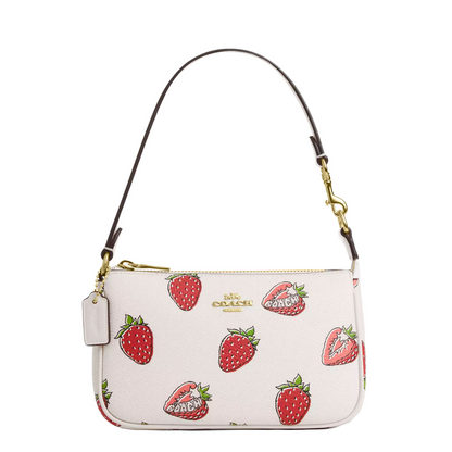 Bolsa Coach Nolita 19 With Strawberry Print Chalk Multi