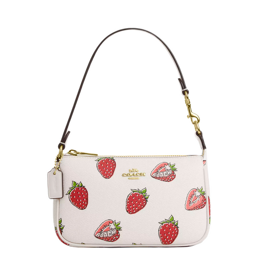 Bolsa Coach Nolita 19 With Strawberry Print Chalk Multi