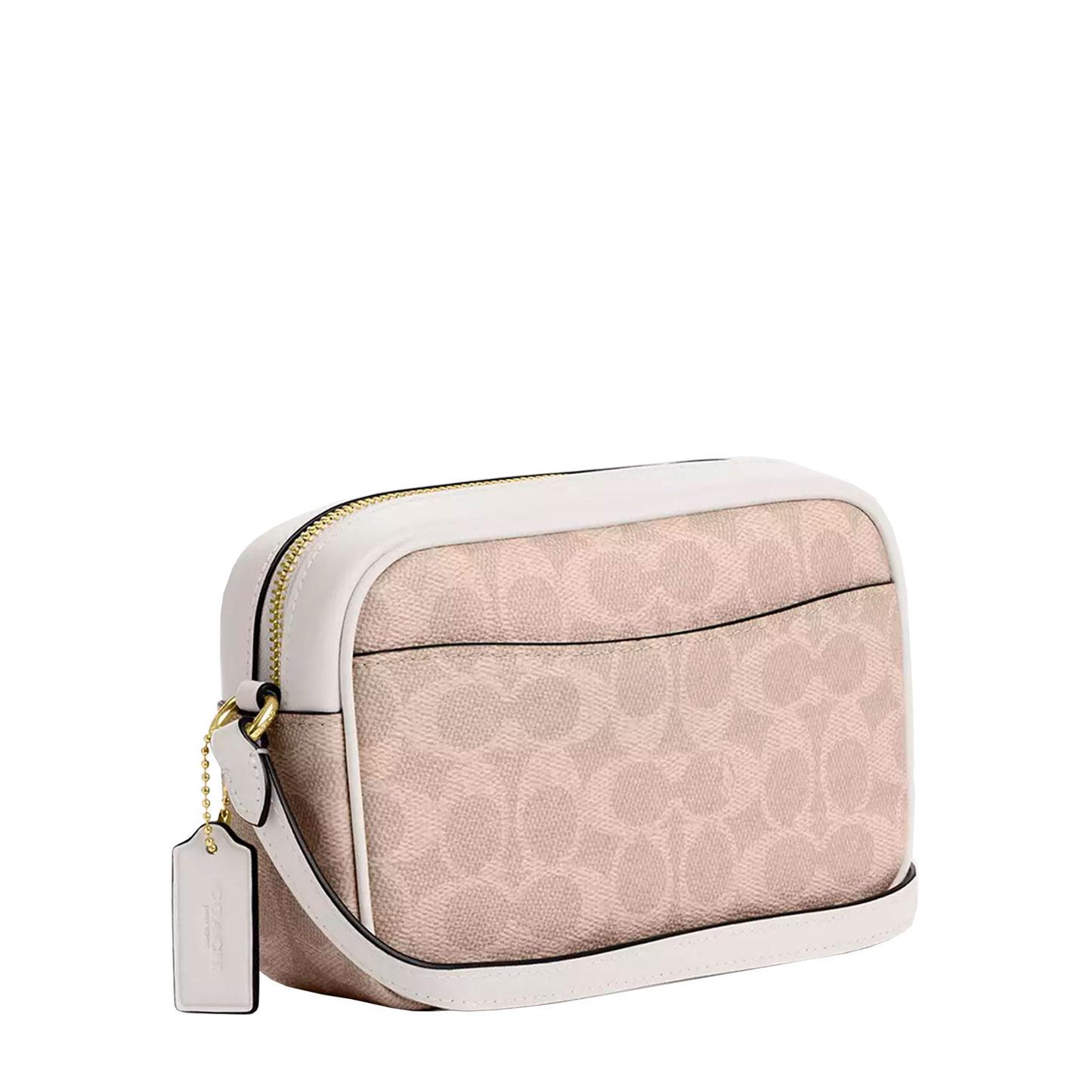Bolsa Coach Mini Jamie Camera Bag In Signature Canvas Sand Chalk