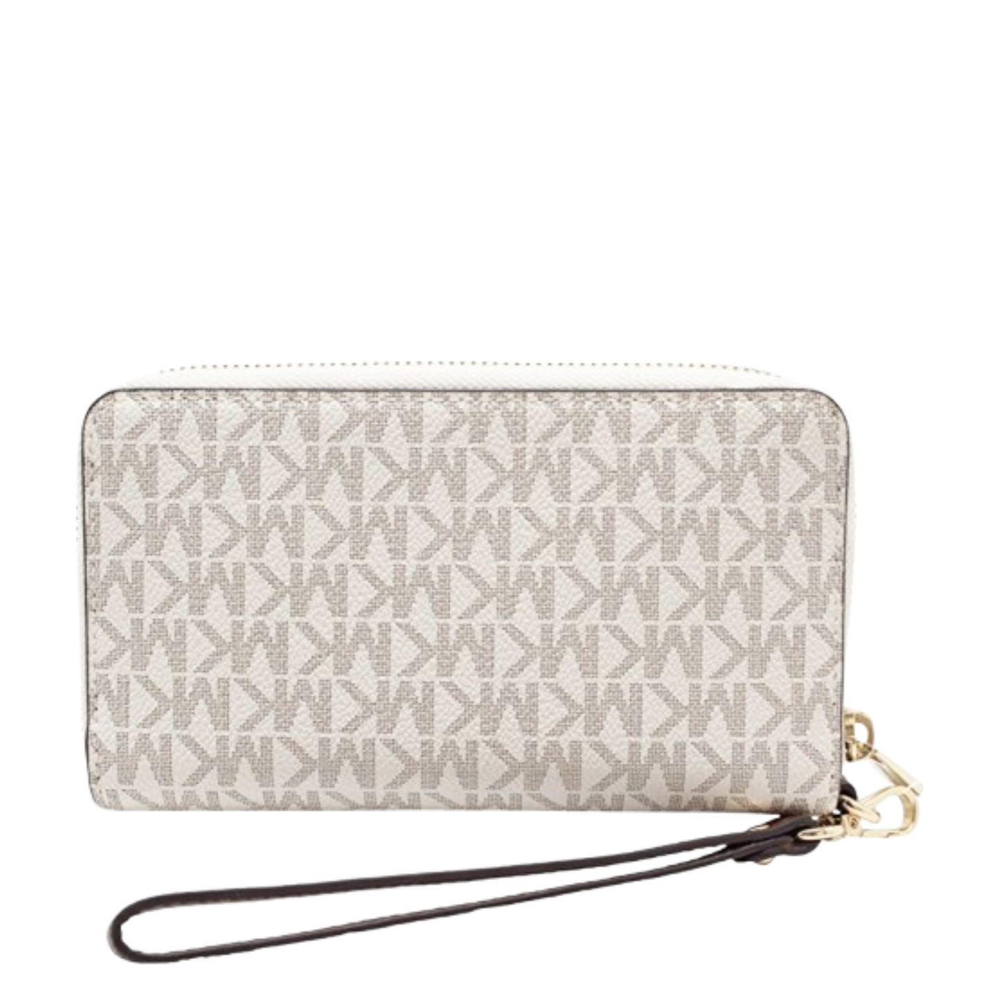 Cartera Michael Kors Jet Set Travel Logo Smartphone Wristlet Vanilla