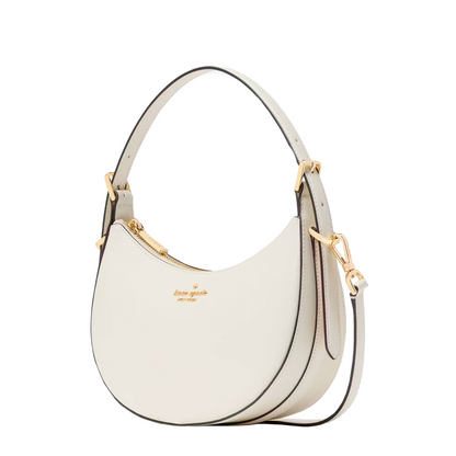 Bolsa Kate Spade Madison Saffiano Leather Crescent Shoulder Bag Meringue