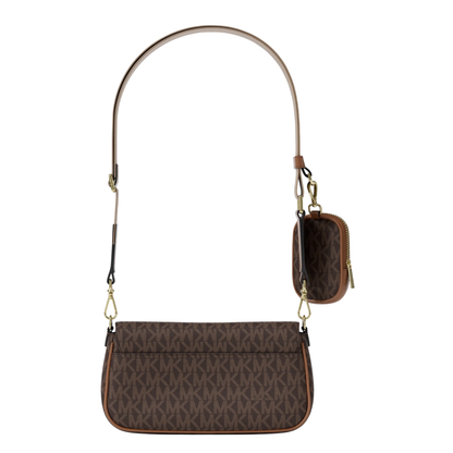 Bolsa Michael Kors Jet Set Travel Small Signature Logo Crossbody Bag With Pouch