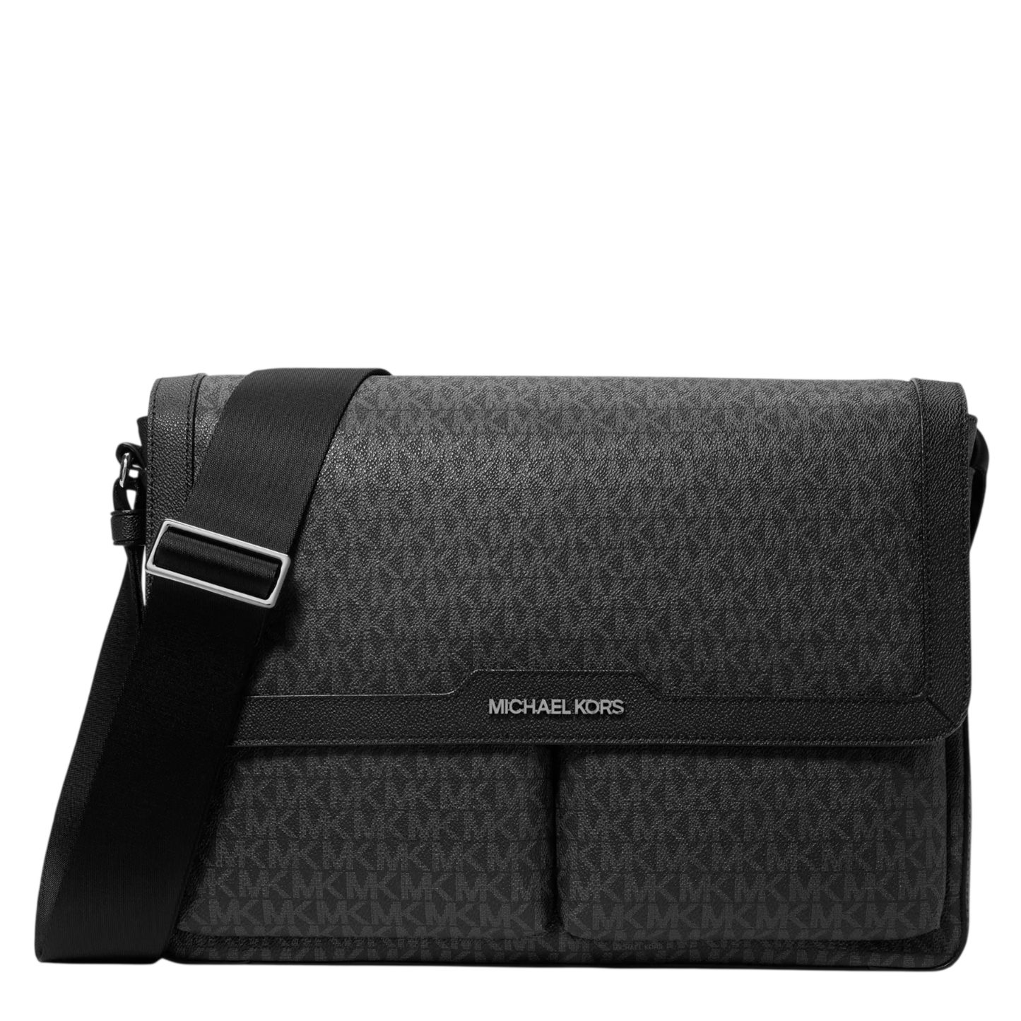 Maletín Michael Kors Pacey Medium Signature Logo Messenger Bag Black