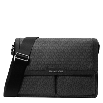 Maletín Michael Kors Pacey Medium Signature Logo Messenger Bag Black