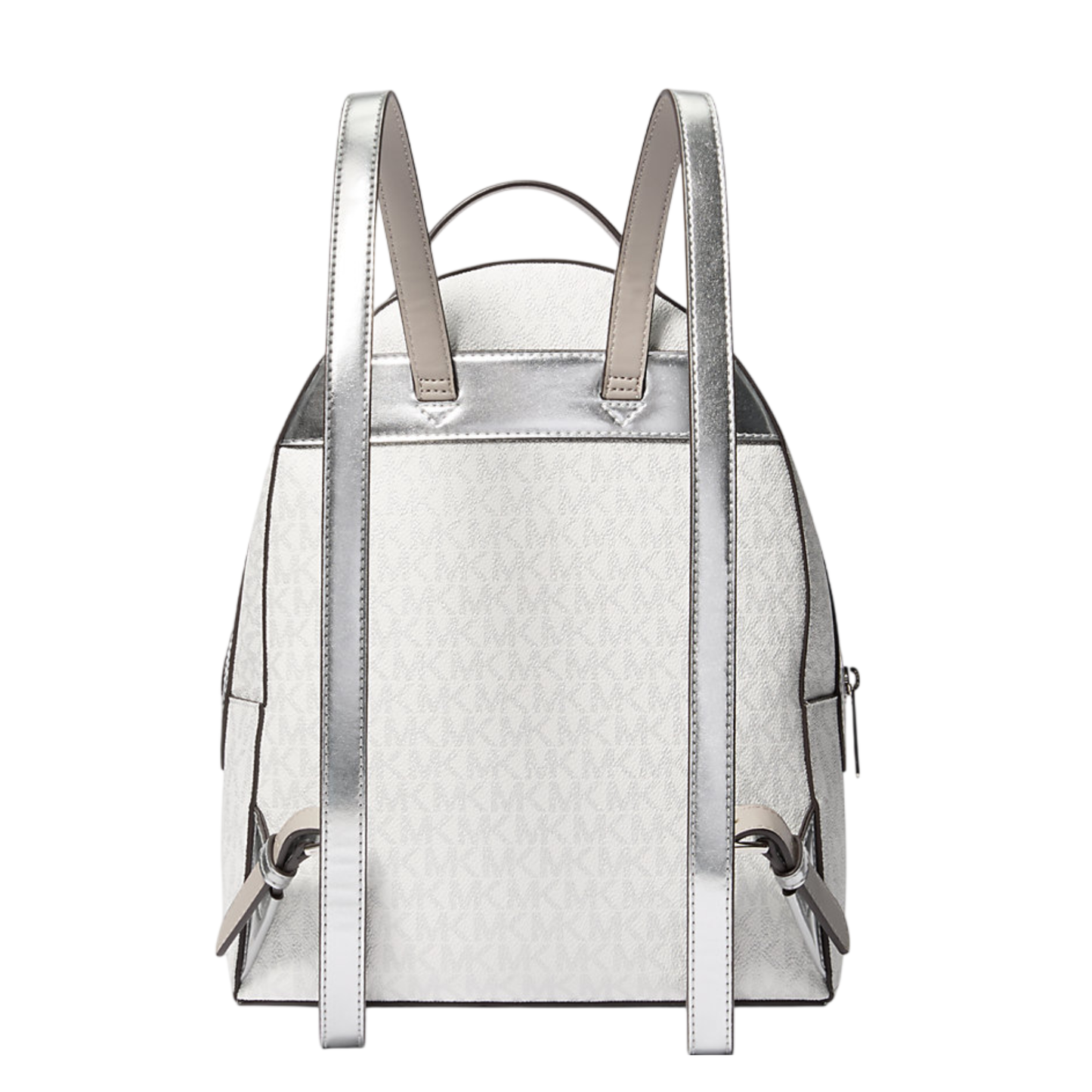 Mochila Michael Kors Sheila Medium Logo Backpack Silver