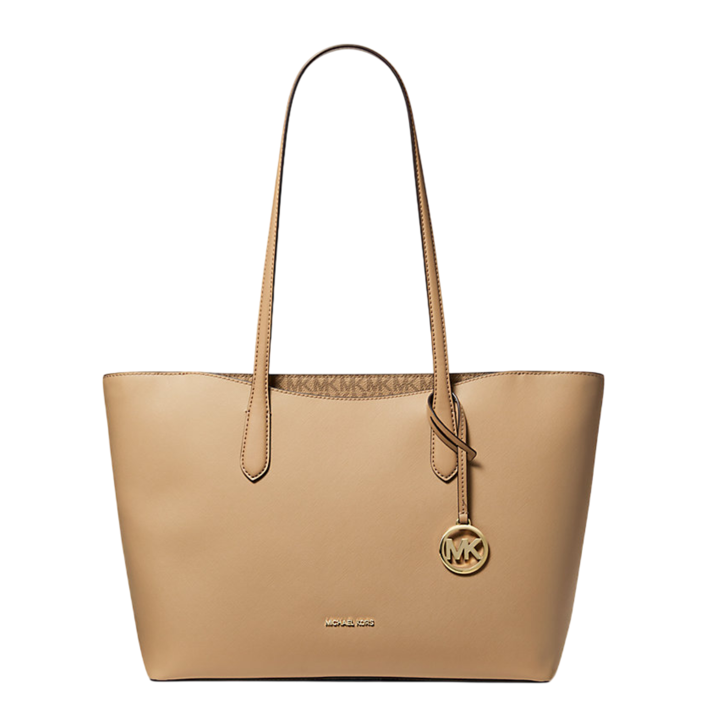 Bolsa Michael Kors Arden Large Top-Zip Tote Bag Camel