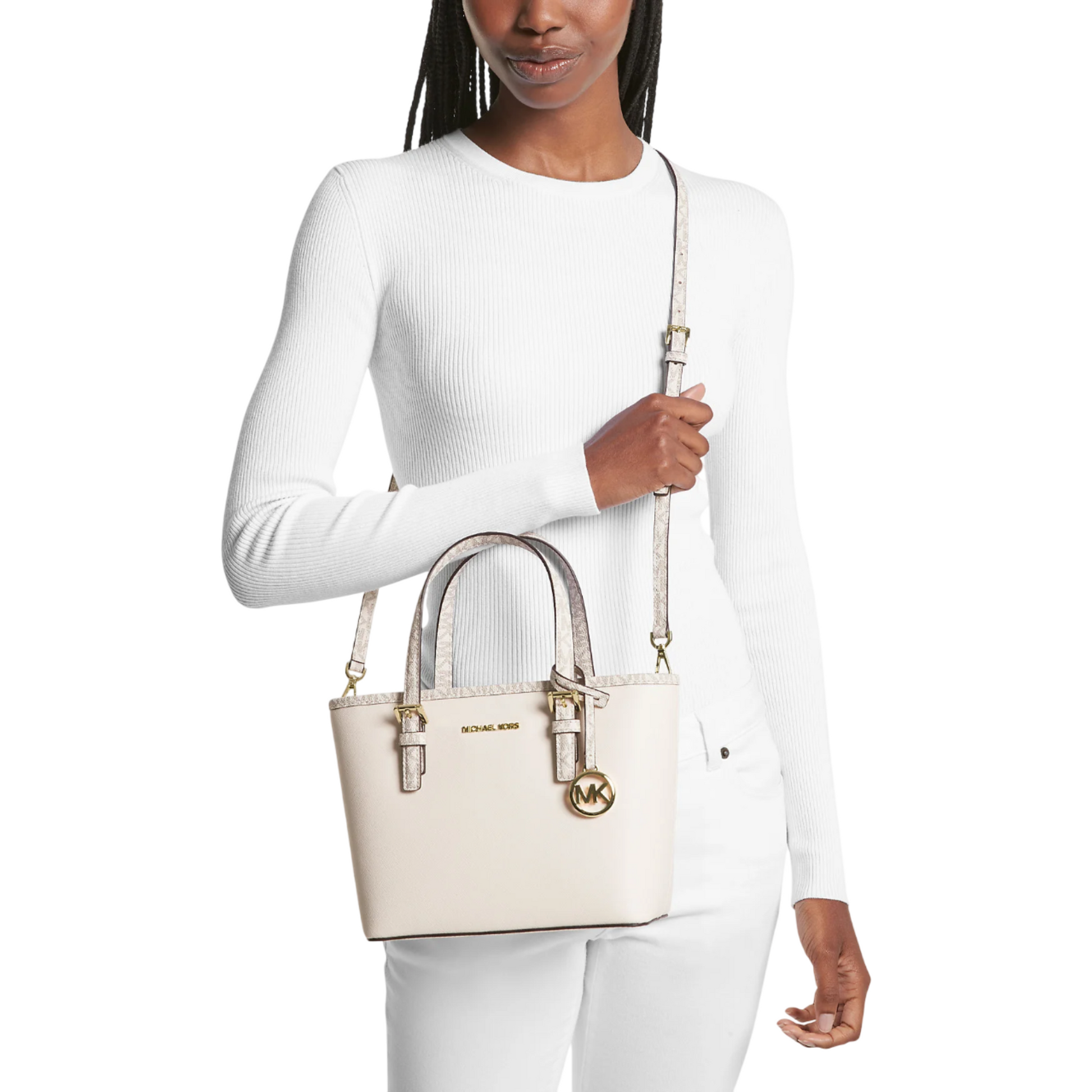 Bolsa Michael Kors Jet Set Travel Extra-Small Top-Zip Tote Bag