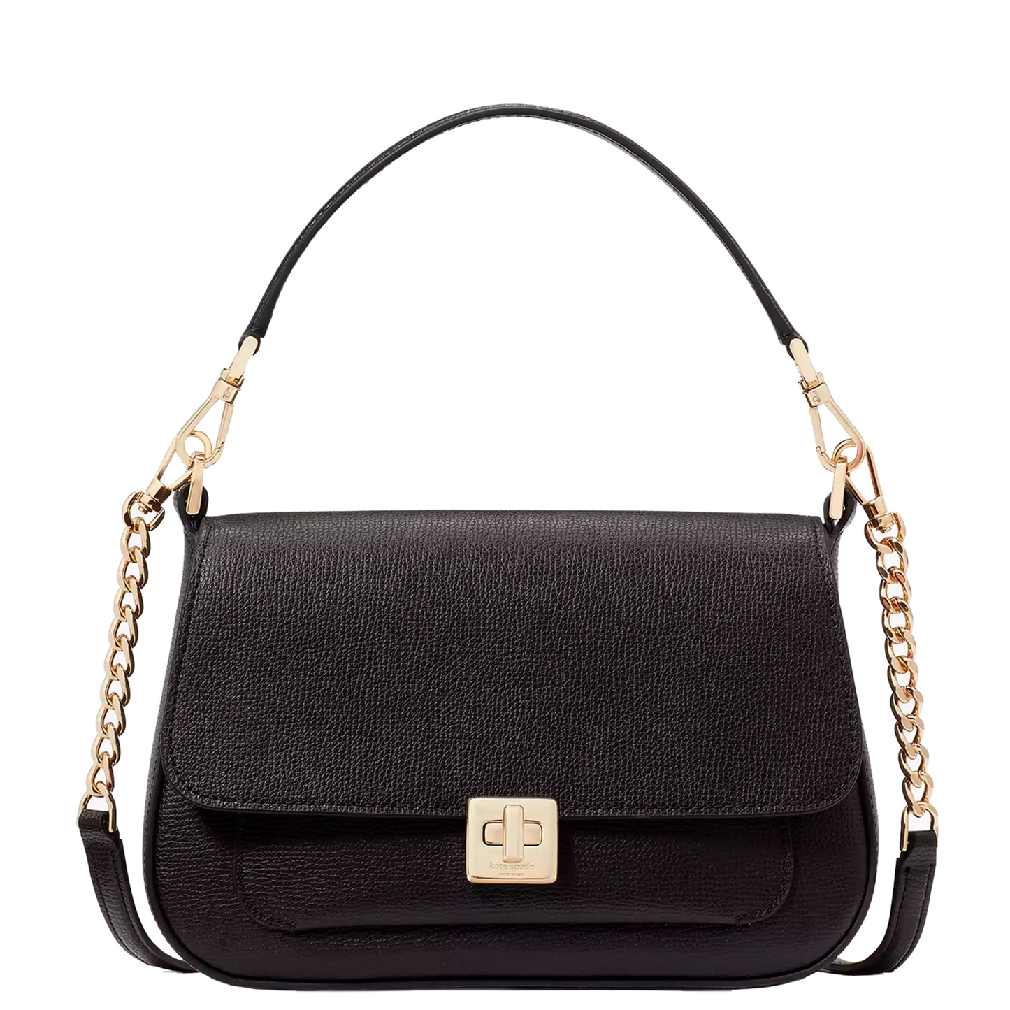 Bolsa Kate Spade Phoebe Small Flap Crossbody Black