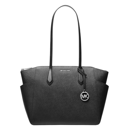 Bolsa Michel Kors Marilyn Medium Saffiano Leather Tote Bag Black
