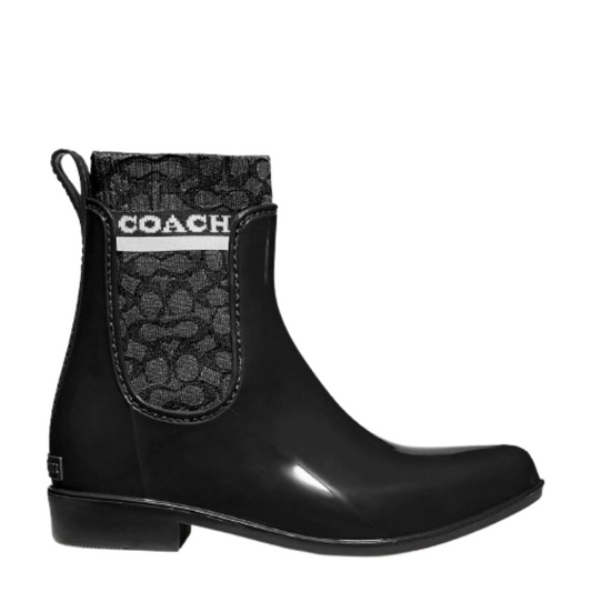 Botas Coach Rivington Rain Bootie Black