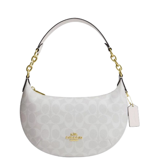 Bolsa Coach Payton Hobo In Signature Canvas Chalk