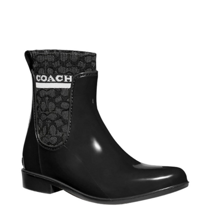 Botas Coach Rivington Rain Bootie Black