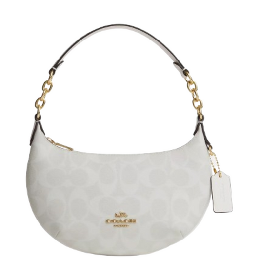 Bolsa Coach Mini Payton In Signature Canvas Chalk