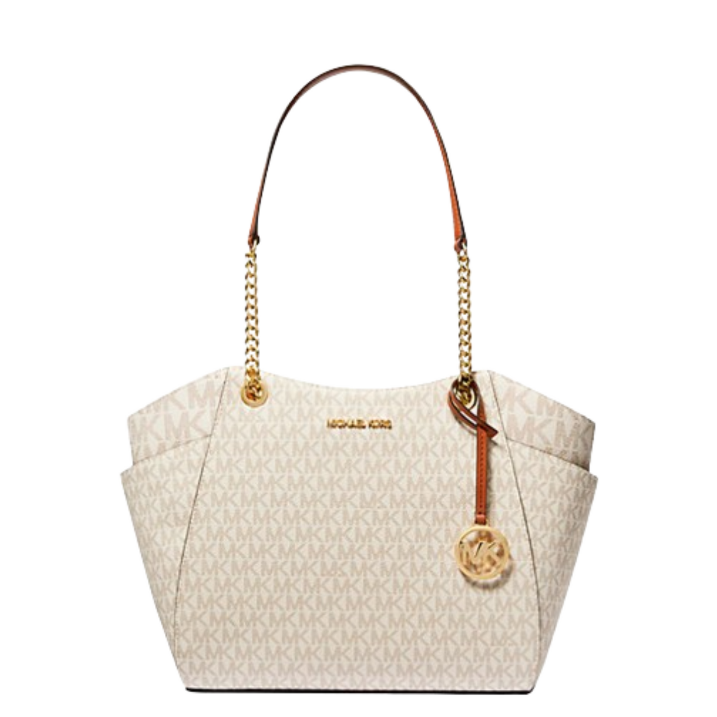 Michael michael kors jet set large logo tote bag discount