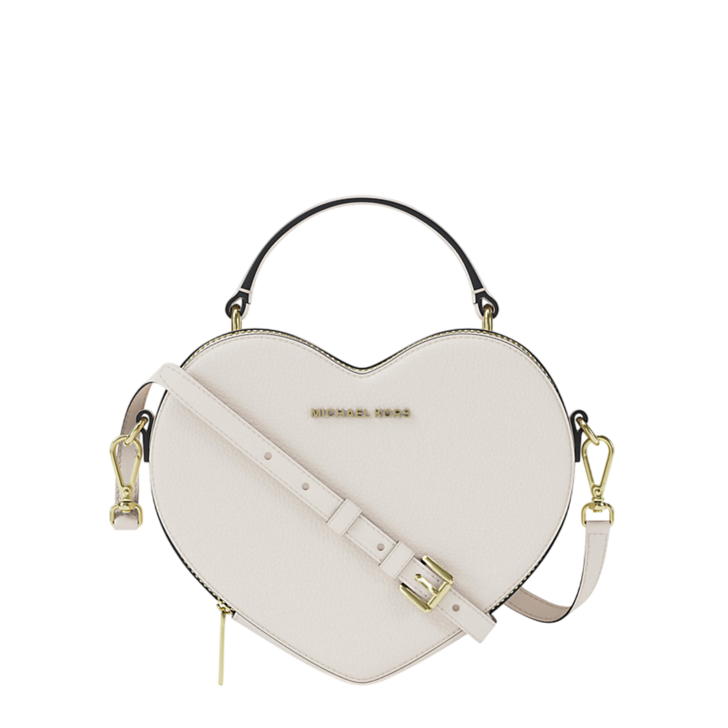 Bolsa Michael Kors Jet Set Small Heart Crossbody Bag Light Cream Multi