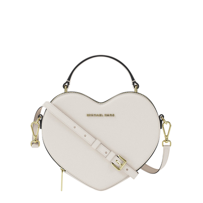 Bolsa Michael Kors Jet Set Small Heart Crossbody Bag Light Cream Multi