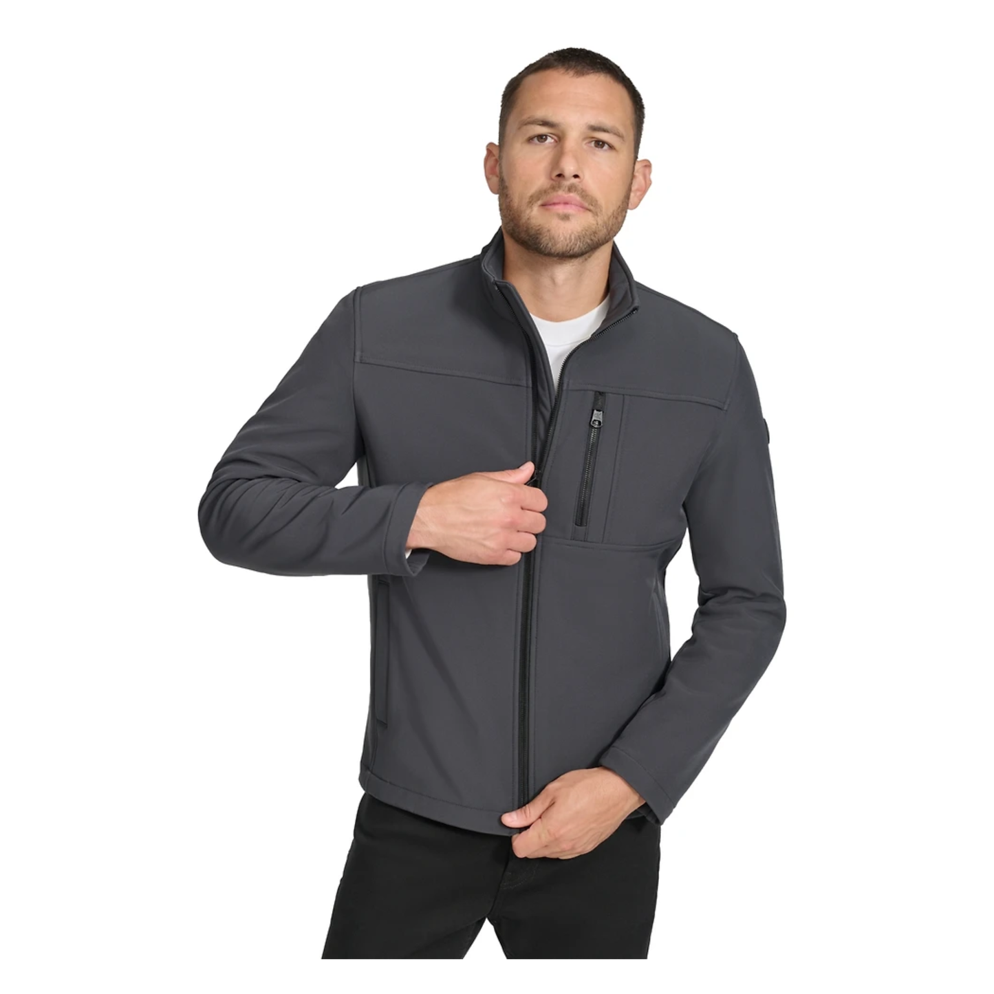 Chaqueta Calvin Klein Men's Infinite Stretch Soft Shell Jacket Iron