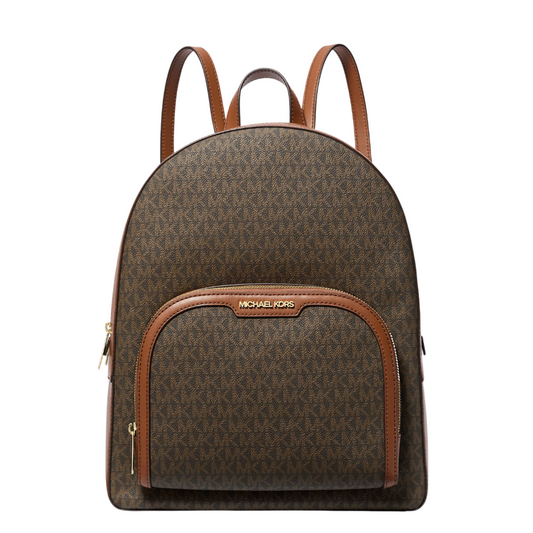 Mochila Michael Kors Jaycee Large Logo Brown