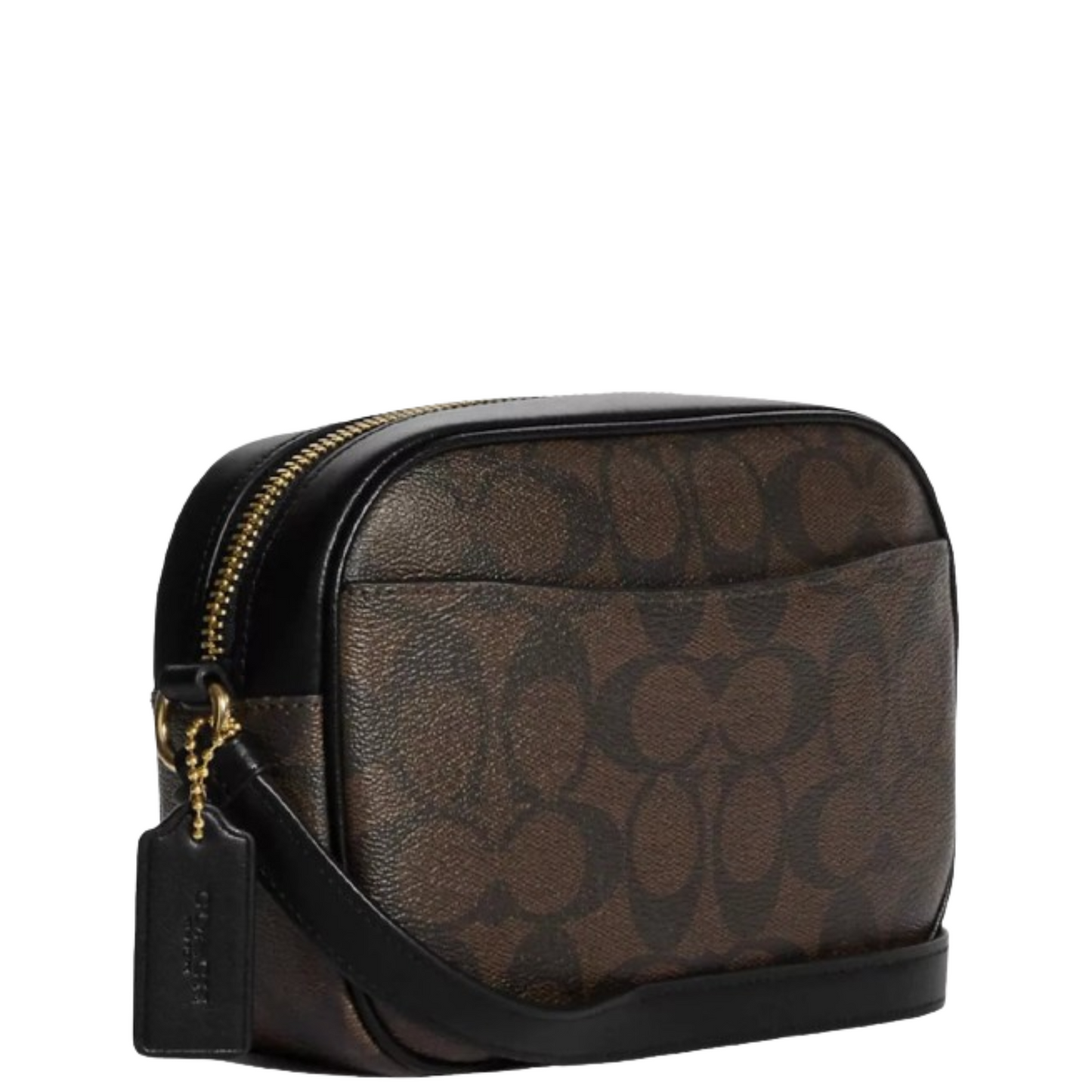 Bolsa Coach Jamie Camera Bag Signature Brown Black