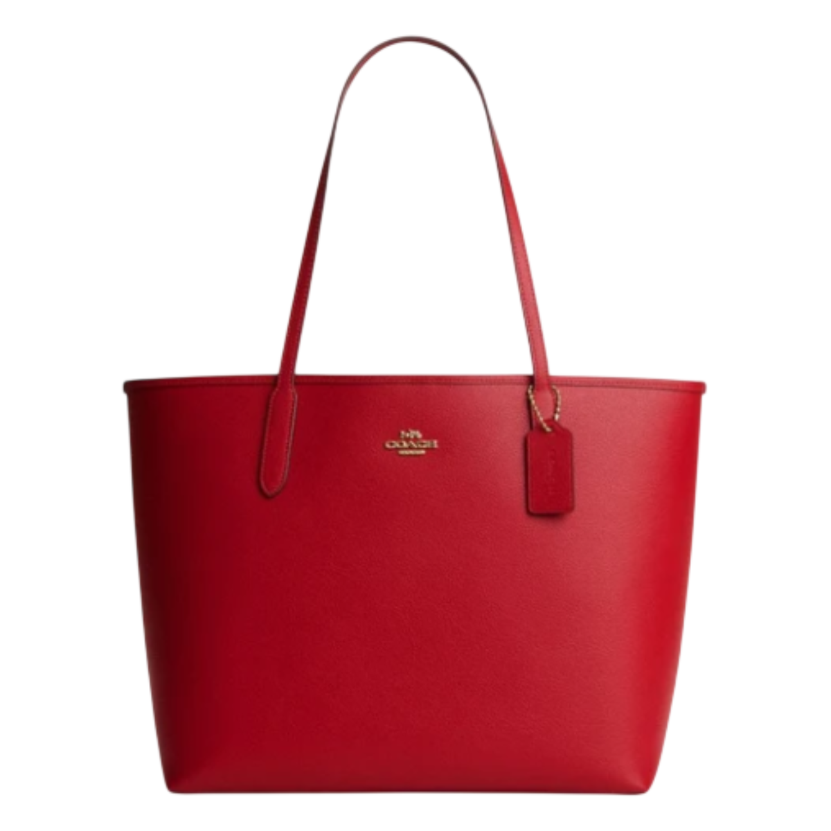 Bolsa Coach City Tote Bag Bright Cardinal