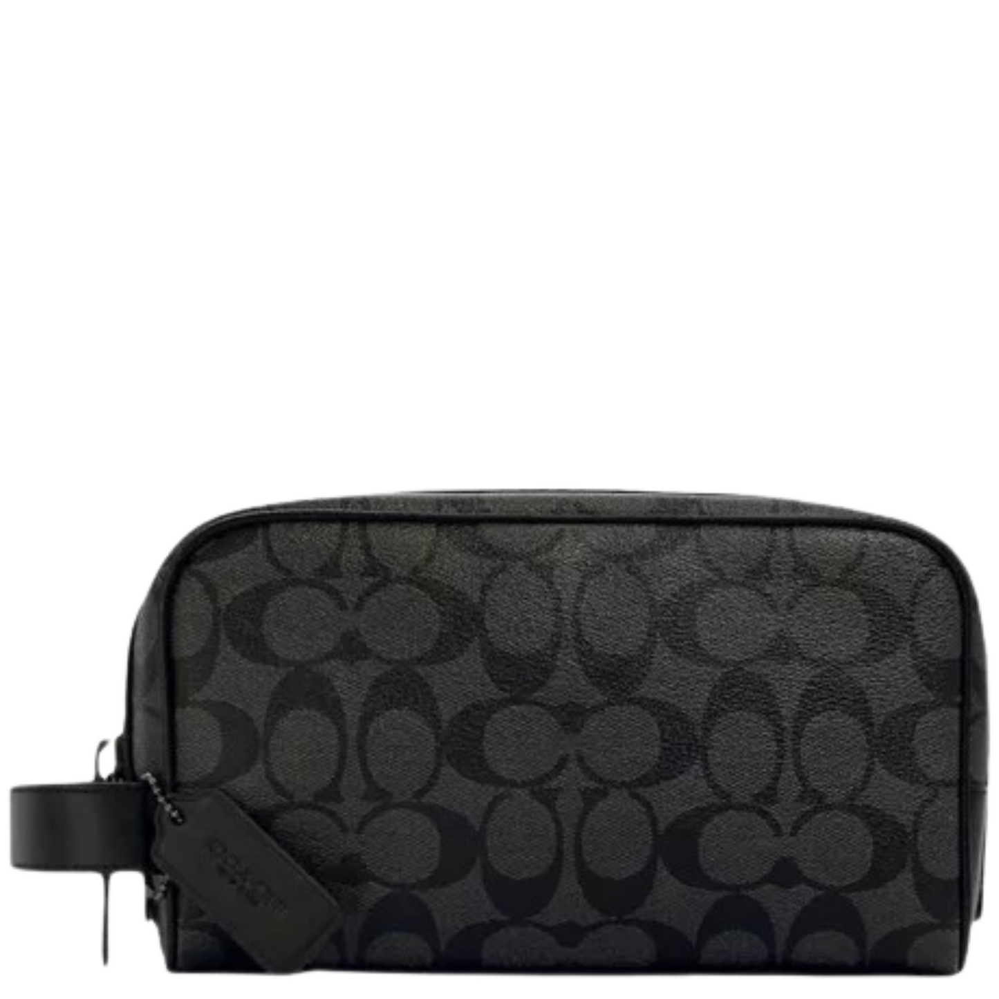 Sobaquera Coach Small Travel Kit In Signature Canvas Black