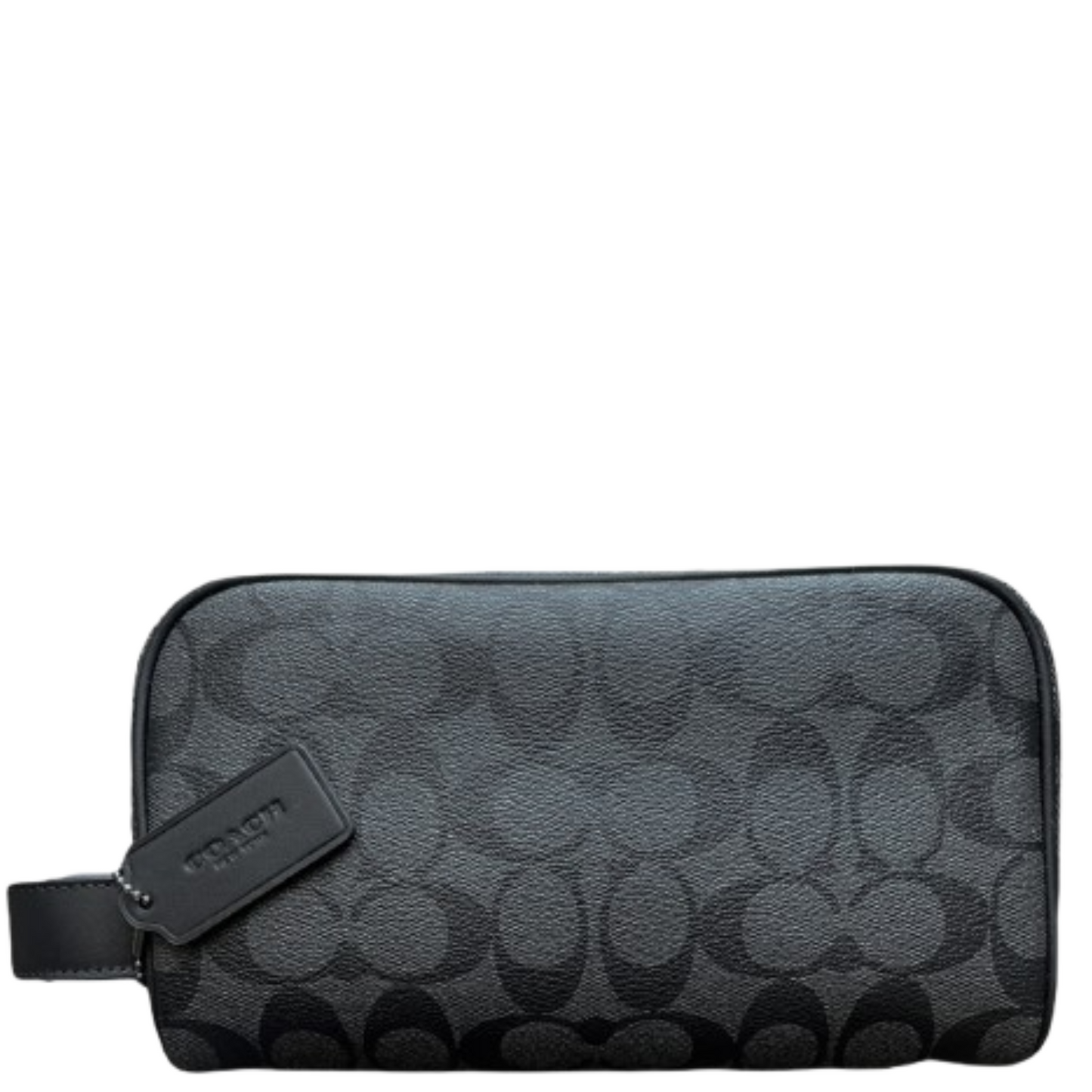 Sobaquera Coach Small Travel Kit In Signature Canvas Black