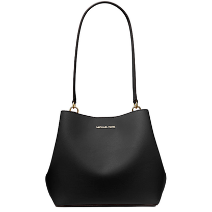 Bolsa Michael Kors Pratt Medium Shoulder Bag Black